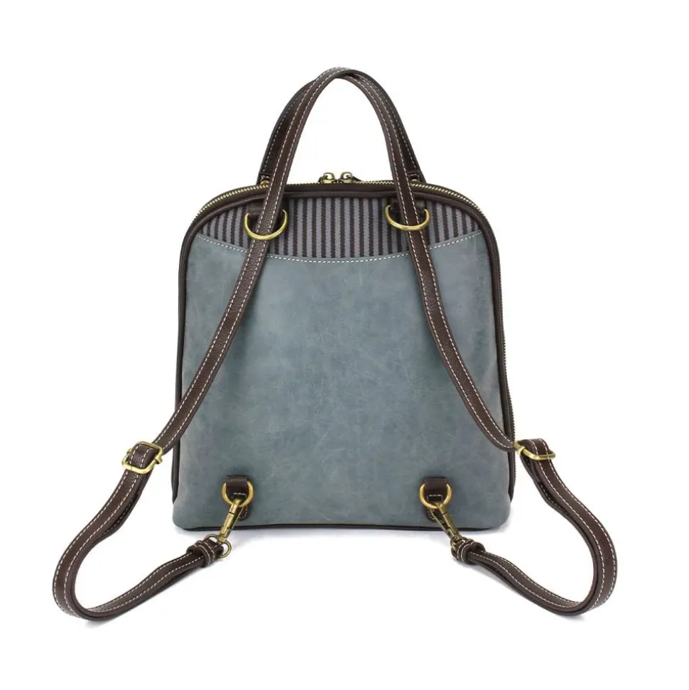 Convertible Backpack-Purse by Chala-Paw, Sunflower, Dragonfly, Sloth, Butterfly and Turtle Vegan*