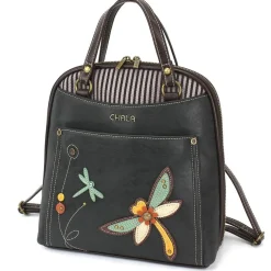 Convertible Backpack-Purse by Chala-Paw, Sunflower, Dragonfly, Sloth, Butterfly and Turtle Vegan*