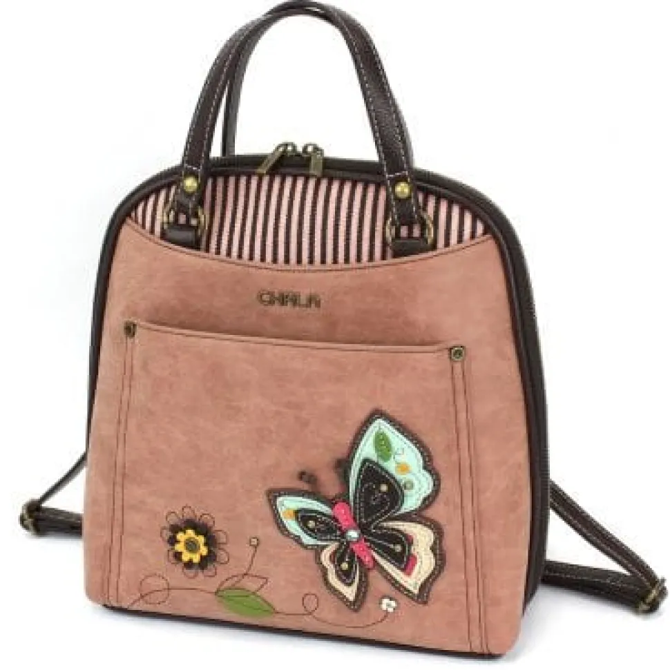Convertible Backpack-Purse by Chala-Paw, Sunflower, Dragonfly, Sloth, Butterfly and Turtle Vegan*