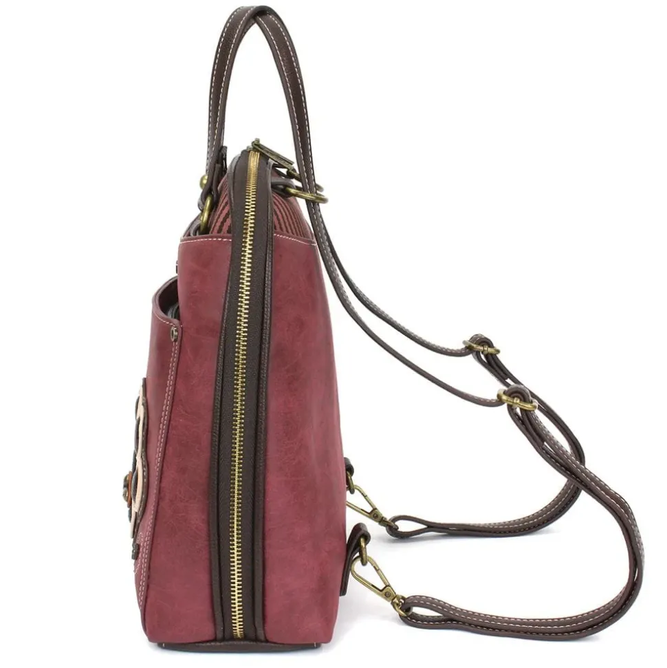 Convertible Backpack-Purse by Chala-Paw, Sunflower, Dragonfly, Sloth, Butterfly and Turtle Vegan*