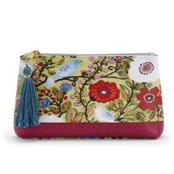 Cosmetic Bags with Tassles Butterflies and Polka Dots and Floral Prints-Gorgeous!