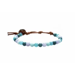 Cotton Cord Inner Peace Healing Bracelet 6mm by Lotus and Luna