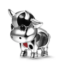 Cow & Llama & Horse Charms for Pandora Style Bracelets Sterling Silver Farm Animal Charms