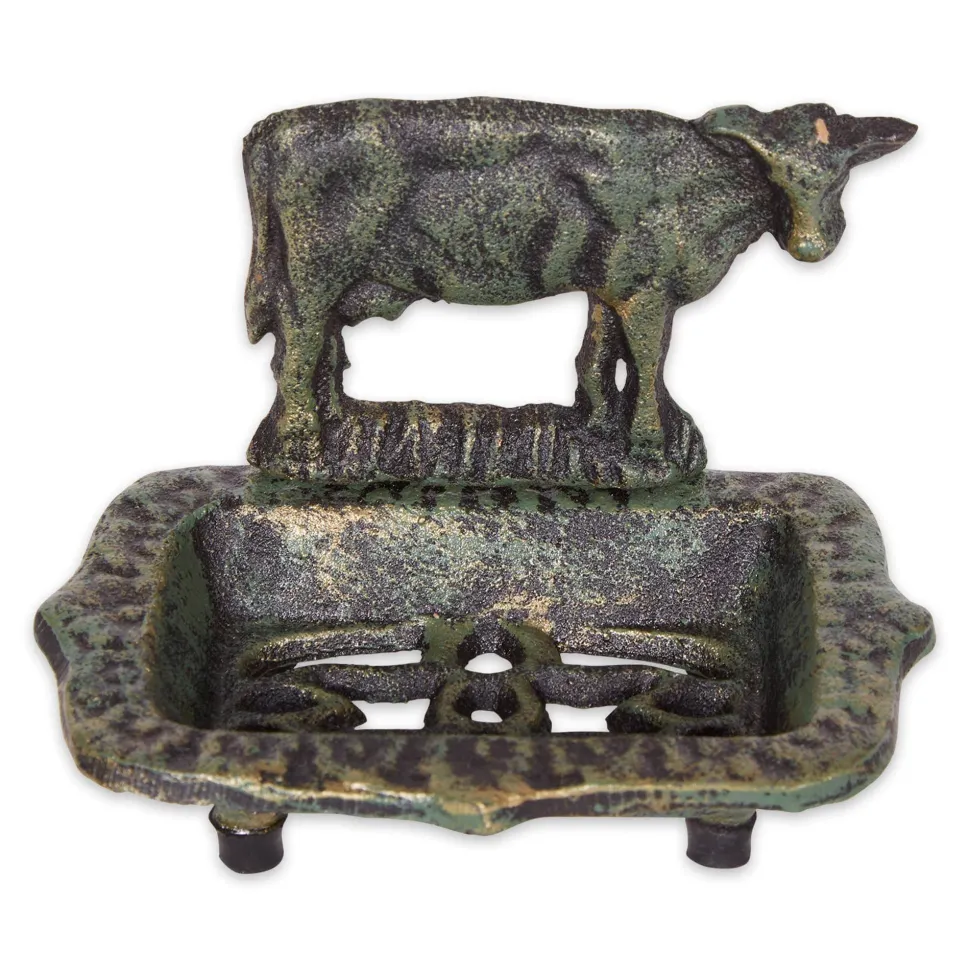 Cow Cast Iron Soap Dish