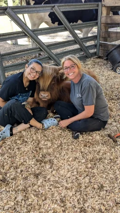 Cow Cuddle EXPERIENCES Gift Certificate-Great Gift Idea!