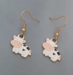 Cow Earrings-Cute Fashion Bovine Earrings!*