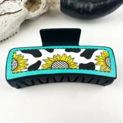Cow Hair Claw Clips