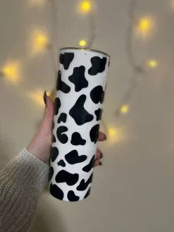 Cow Print Stainless Insulated Sublimated 20oz Tumbler