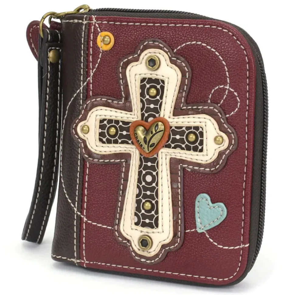 Cross Faith Collection by Chala Handbags, Keychain, Wallet