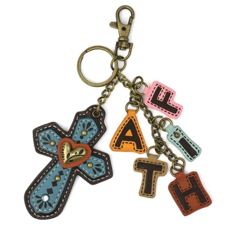 Cross Faith Collection by Chala Handbags, Keychain, Wallet