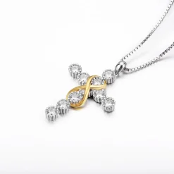 Cross Necklace Pendant Sterling Silver