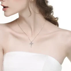 Cross Necklace Pendant Sterling Silver