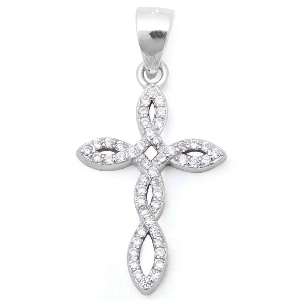 Cross Necklace Pendant Sterling Silver