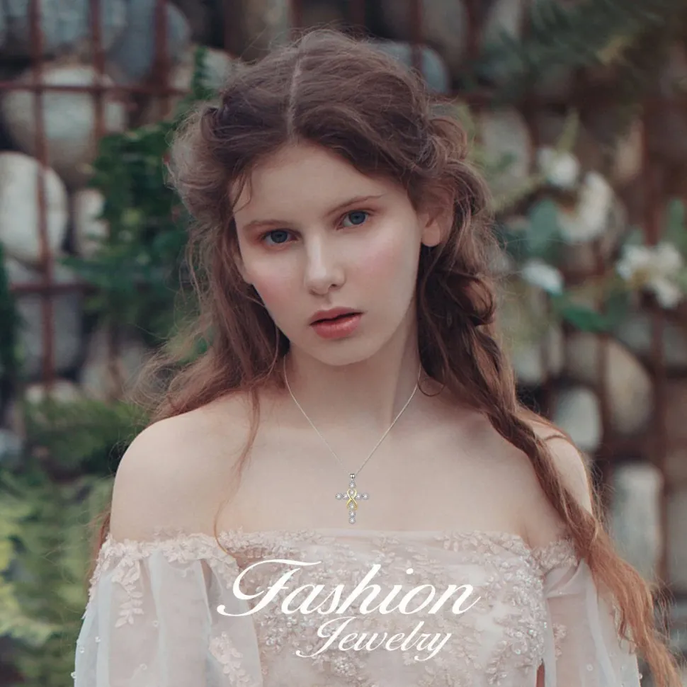 Cross Necklace Pendant Sterling Silver