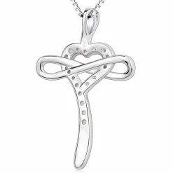 Cross Necklace Pendant Sterling Silver