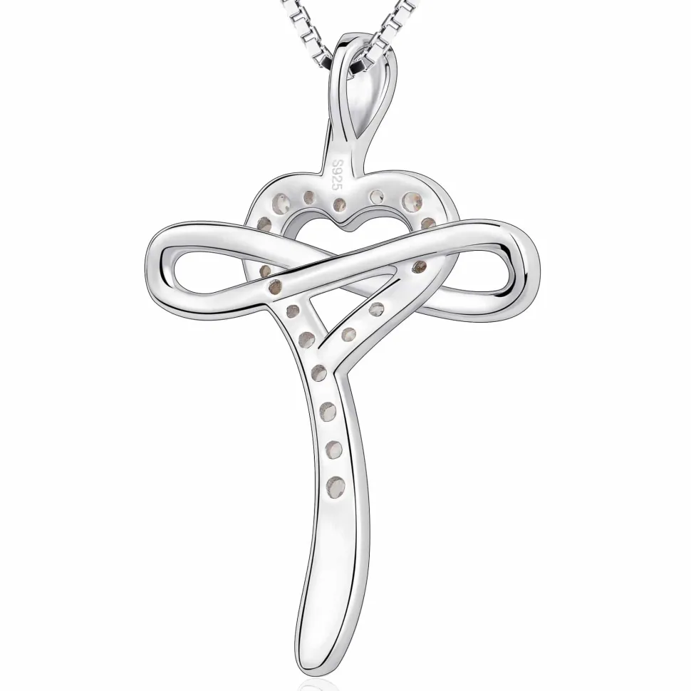 Cross Necklace Pendant Sterling Silver