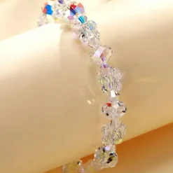 Crystal Butterfly Beaded Bracelets Multi Colors