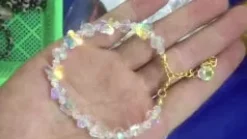 Crystal Butterfly Beaded Bracelets Multi Colors