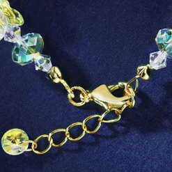 Crystal Butterfly Beaded Bracelets Multi Colors