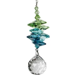 Crystal Cascades- Moonlight Blue & Rainbow Sun Catchers Rainbowmakers
