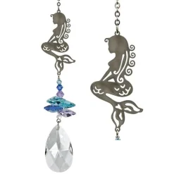Crystal Fantasy Suncatchers- Angel, Fairy, Winged Heart