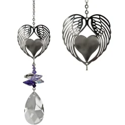 Crystal Fantasy Suncatchers- Angel, Fairy, Winged Heart
