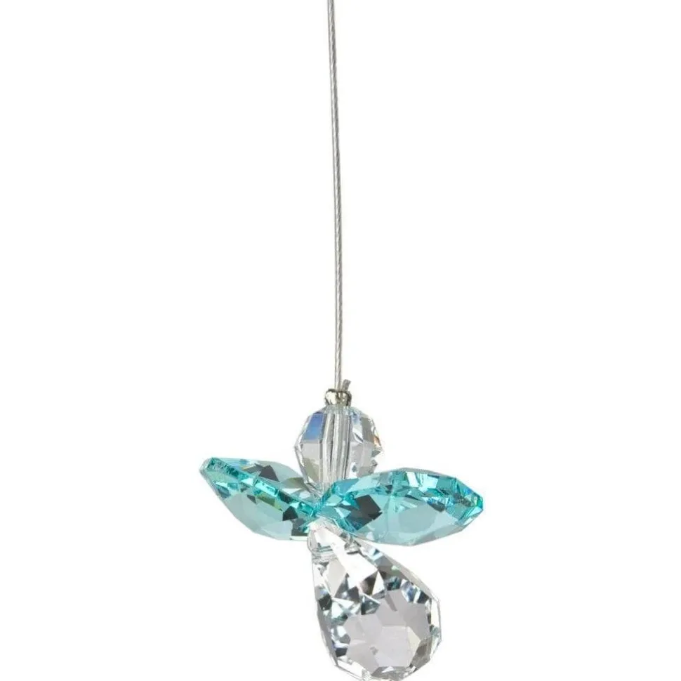 Crystal Guardian Angel Suncatchers in Birthstone
