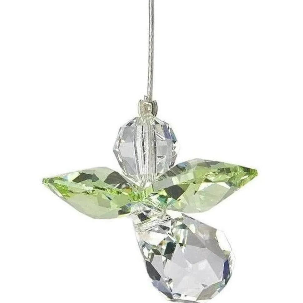 Crystal Guardian Angel Suncatchers in Birthstone