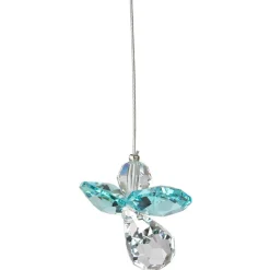 Crystal Guardian Angel Suncatchers in Birthstone