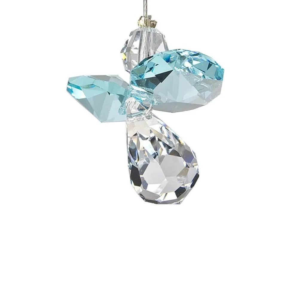 Crystal Guardian Angel Suncatchers in Birthstone