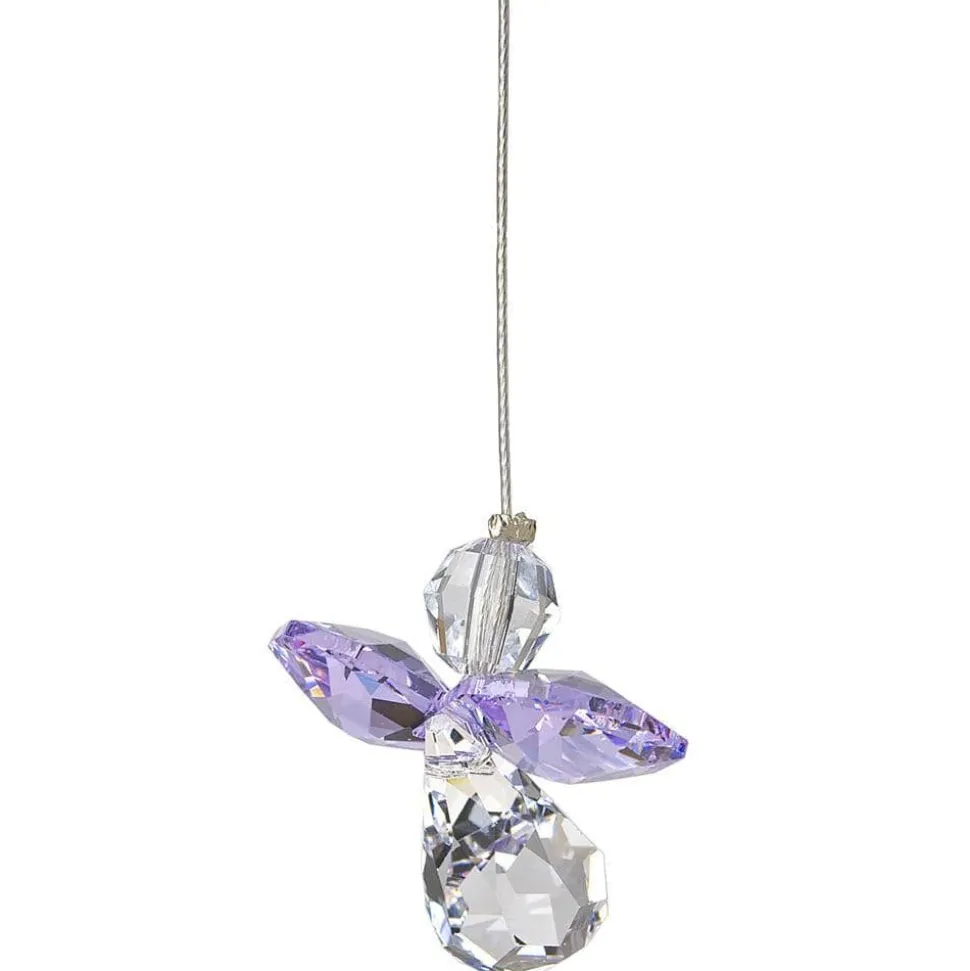 Crystal Guardian Angel Suncatchers in Birthstone