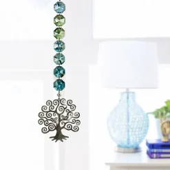 Crystal Radiance Tree of Life-Swarovski Crystal Suncatcher