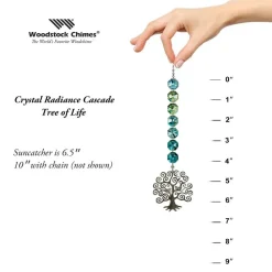 Crystal Radiance Tree of Life-Swarovski Crystal Suncatcher