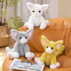 Curly Coat Devon Rex Plush Kitty Cat