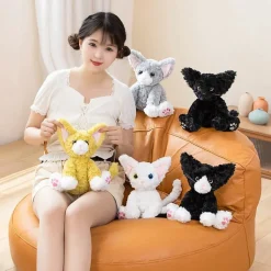 Curly Coat Devon Rex Plush Kitty Cat