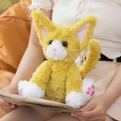 Curly Coat Devon Rex Plush Kitty Cat