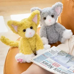 Curly Coat Devon Rex Plush Kitty Cat