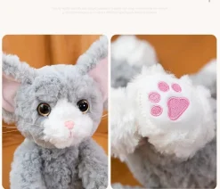 Curly Coat Devon Rex Plush Kitty Cat