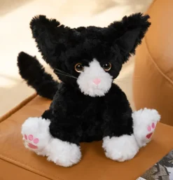 Curly Coat Devon Rex Plush Kitty Cat