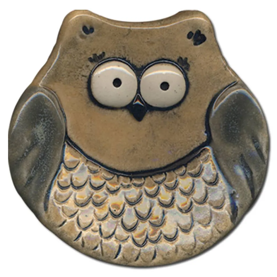 Cute Ceramic Owl Dish: Mini 3" Owls Handmade in the USA