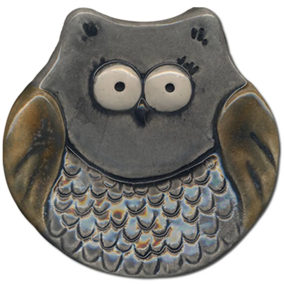 Cute Ceramic Owl Dish: Mini 3" Owls Handmade in the USA