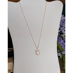 CZ Pig Pendant Sterling Silver or LRG Stainless Steel for Men