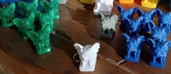 3D printed Flying pig with Gargoyle wings Keychains xxs