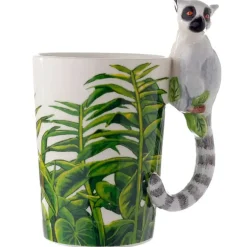 3D Ring Tailed Lemur Rainforest Mug