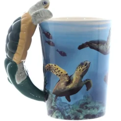 3D Underwater Sea Turtle Mug