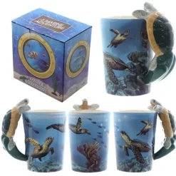 3D Underwater Sea Turtle Mug