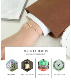 Dainty Cross Bracelet