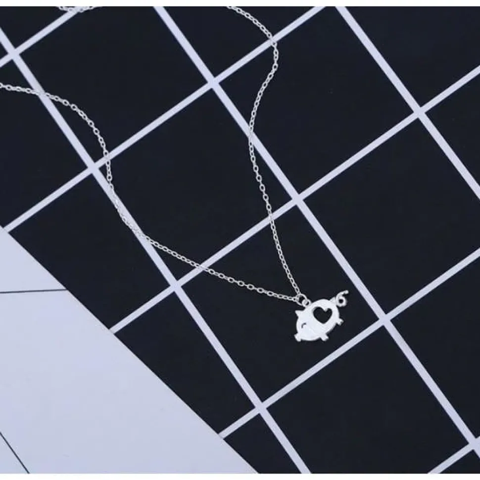 Dainty Pigs with Hearts Jewelry
