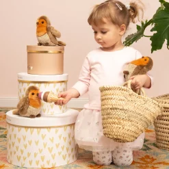 Darling Plush Robin by Teddy Hermann