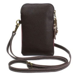 Dazzled Red Paw Print Cell Phone Crossbody by Chala-Vegan!